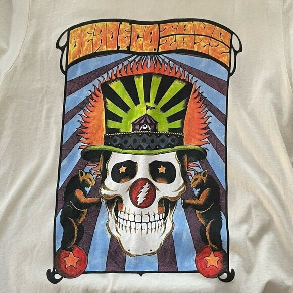 Dead & Company 2022 Summer Tour Womens T-shirt Sz Small Ivory Short Sleeve Tee - Picture 5 of 8